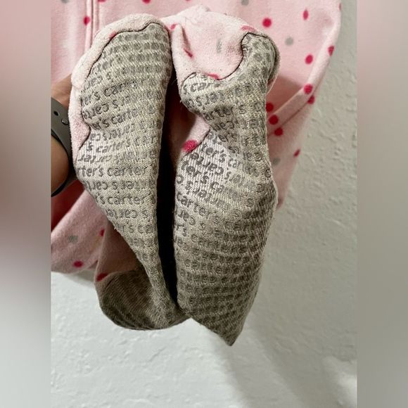 Big Girls Size 10 Pink Full-Zip‎ Carter's footsie pajamas - Picture 10 of 11